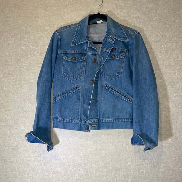 Wrangler Other - Vintage 70s Wrangler 126MJ No Fault Denim Trucker Jacket Made in USA